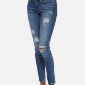 Frame Denim Le Jeanne Distressed Skinny Jeans Size 25